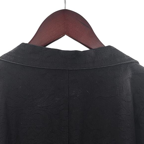 Women’s Jacquard Tuxedo Jacket Coat Size 18 WAH Maker True West Black Western - Picture 10 of 13